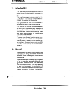 Alternative view of John Deere 758 Harvesting Heads Operator's Manuals (F056471)