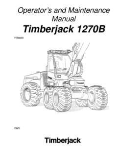 John Deere 1270B Wheeled Harvesters Operator's Manuals (F056649)