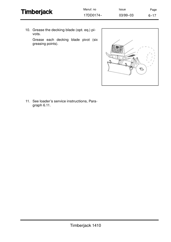 John Deere 1410 Forwarders Operator's Manuals (F057887) - Image 2