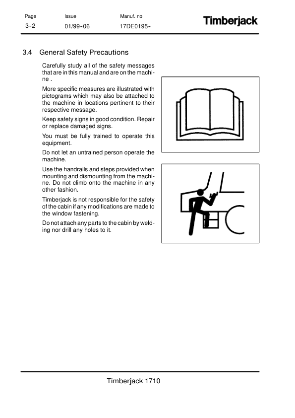 John Deere 1710 Forwarders Operator's Manuals (F057893) - Image 3