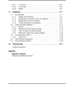 Alternative view of John Deere 770 Wheeled Harvesters Operator's Manuals (F057995)