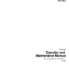 John Deere 870B Wheeled Harvesters Operator's Manuals (F058409)