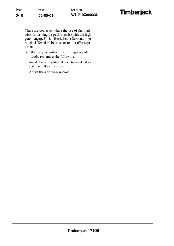 John Deere 1710B Forwarders Operator's Manuals (F059859) - Image 3