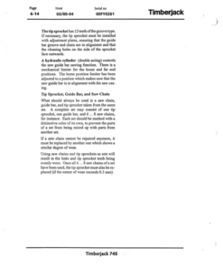 Alternative view of John Deere 745 Harvesting Heads Operator's Manuals (F059913)
