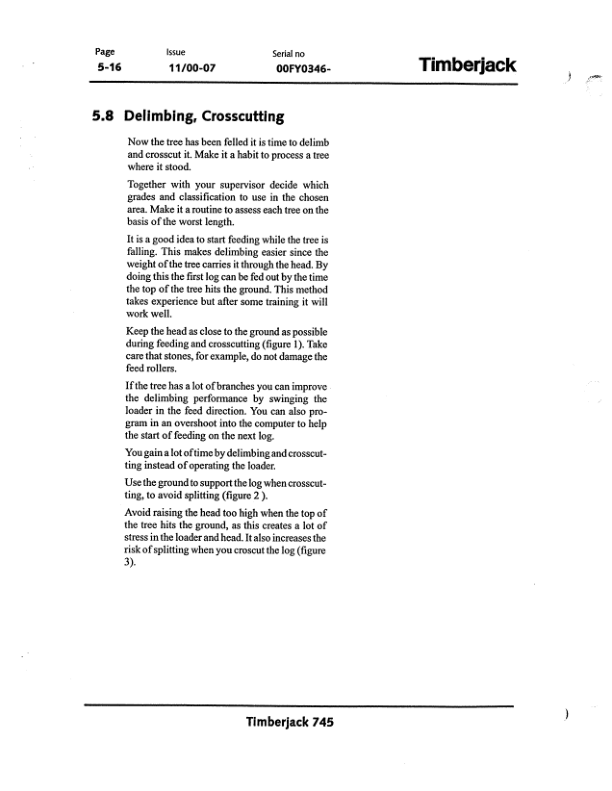 John Deere 745 Harvesting Heads Operator's Manuals (F061295) - Image 3