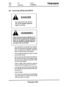Alternative view of John Deere 746C Harvesting Heads Operator's Manuals (F061609)