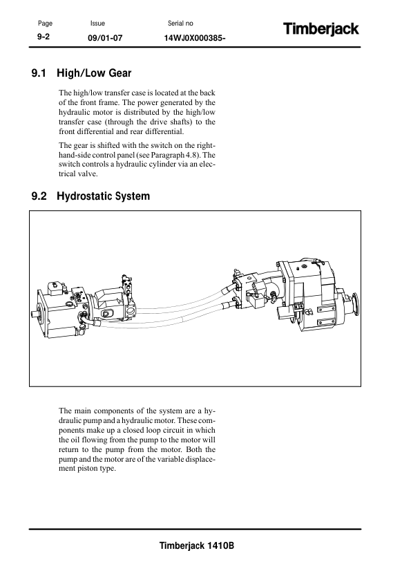 John Deere 1410B Forwarders Operator's Manuals (F062562) - Image 3
