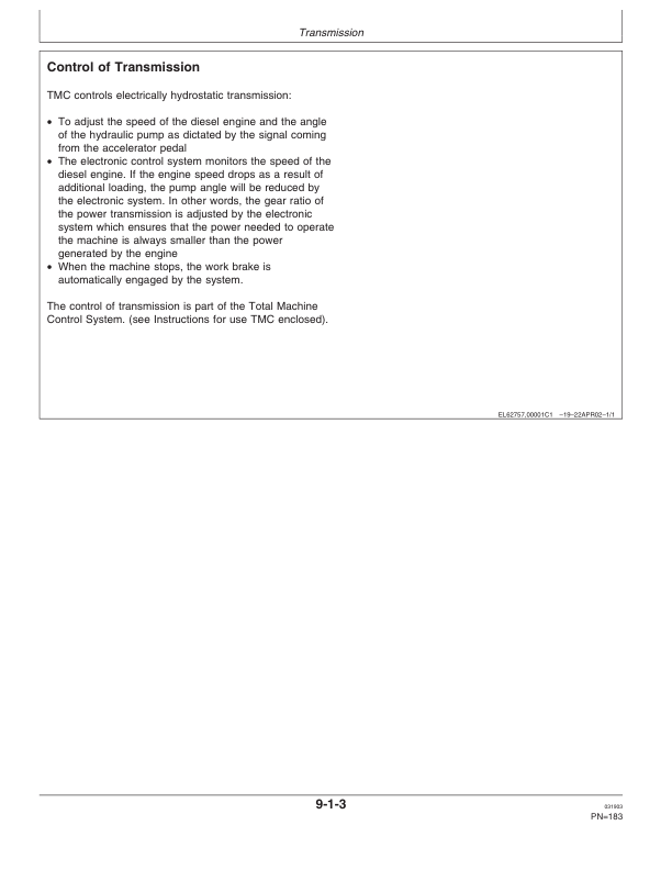 John Deere 1410D Forwarders Operator's Manuals (F064197) - Image 3