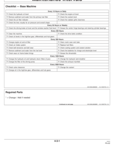Alternative view of John Deere 770D Wheeled Harvesters Operator's Manuals (F064376)