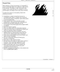 Alternative view of John Deere 1270D Wheeled Harvesters Operator's Manuals (F066998)