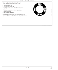 Alternative view of John Deere 770D Wheeled Harvesters Operator's Manuals (F067023)