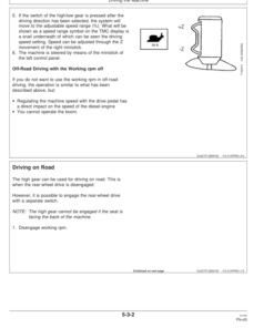 Alternative view of John Deere 1110D Forwarders Operator's Manuals (F067081)