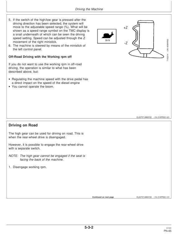 John Deere 1110D Forwarders Operator's Manuals (F067081) - Image 2