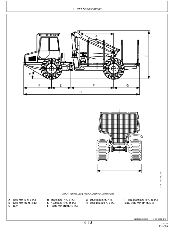 John Deere 1010D Forwarders Operator's Manuals (F069353) - Image 4