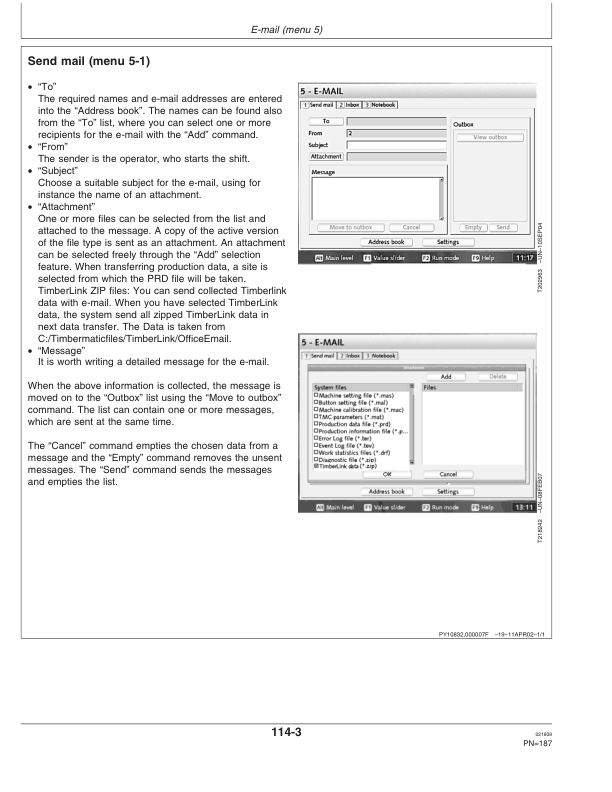 John Deere TIMBERMATIC 300 TIMBERJACK Measuring And Control Systems Operator's Manuals (F071017) - Image 2