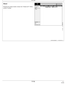 Alternative view of John Deere TIMBEROFFICE Measuring And Control Systems Operator's Manuals (F071165)