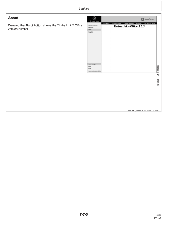 John Deere TIMBEROFFICE Measuring And Control Systems Operator's Manuals (F071165) - Image 2