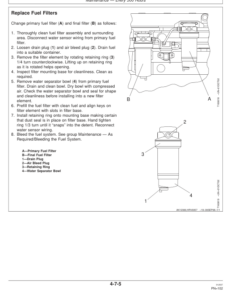 Alternative view of John Deere 970D, 1070D Wheeled Harvesters Operator's Manuals (F071370)