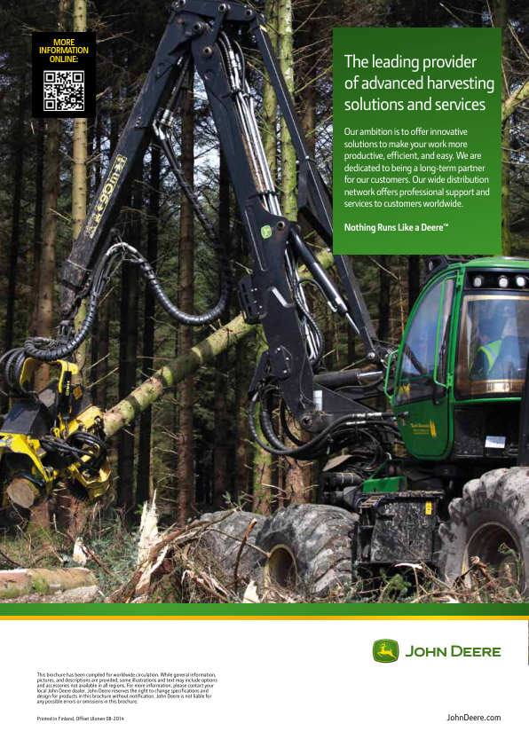 John Deere H412 Harvesting Heads Operator's Manuals (F075675) - Image 3