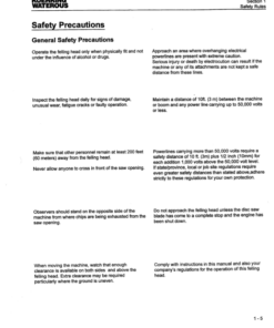 Alternative view of John Deere 20 INCH Stt Disc Saw Felling Heads Operator's Manuals (F276733)