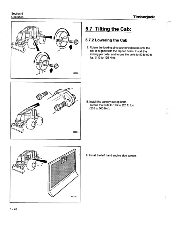 John Deere 360, 460 Skidders Operator's Manuals (F277892) - Image 3