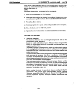 Alternative view of John Deere 2618, 2628 Tracked Feller Bunchers Operator's Manuals (F278372)