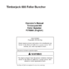 John Deere 608 Tracked Feller Bunchers Operator's Manuals (F278380)
