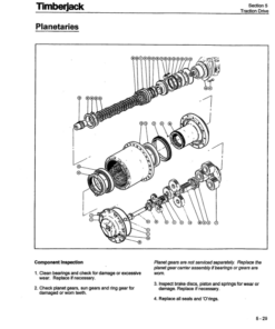 Alternative view of John Deere 608 Tracked Feller Bunchers Operator's Manuals (F278380)
