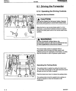 Alternative view of John Deere 610 Forwarders Operator's Manuals (F282852)