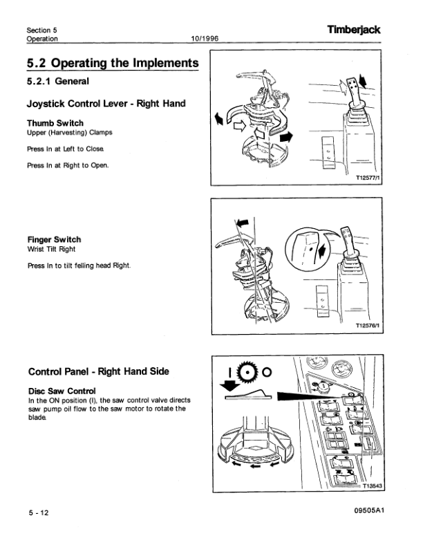 John Deere 850, 950 Tracked Feller Bunchers Operator's Manuals (F283586) - Image 2