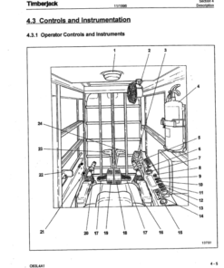 Alternative view of John Deere 635 Knuckleboom Loader Operator's Manuals (F283742)