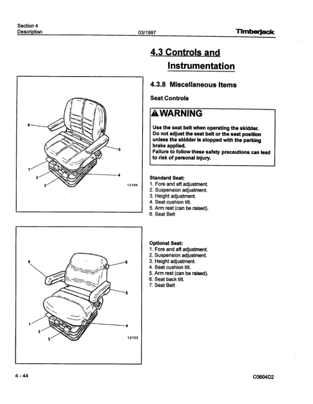 John Deere 360, 460 Skidders Operator's Manuals (F283823) - Image 2