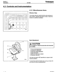 Alternative view of John Deere 610 Forwarders Operator's Manuals (F284065)