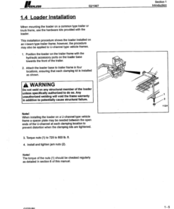 Alternative view of John Deere 2170, 2770 Knuckleboom Loader Operator's Manuals (F284414)