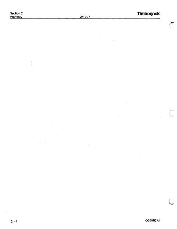John Deere 608 Tracked Harvesters Operator's Manuals (F284676) - Image 2