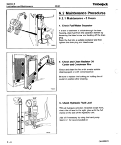 Alternative view of John Deere 608 Tracked Harvesters Operator's Manuals (F284678)