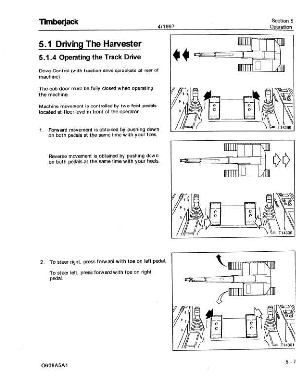 John Deere 608 Tracked Harvesters Operator's Manuals (F284726) - Image 2