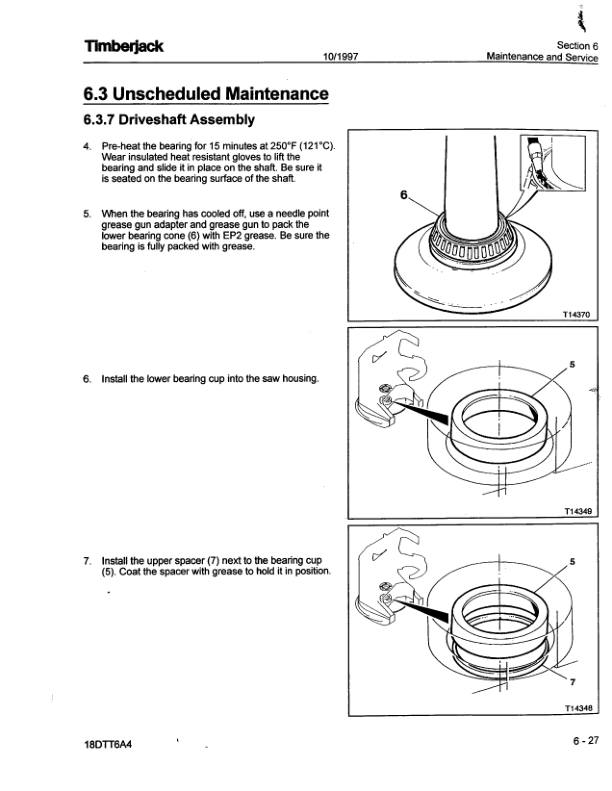 John Deere 1758 Dtt Disc Saw Felling Heads Operator's Manuals (F286554) - Image 3