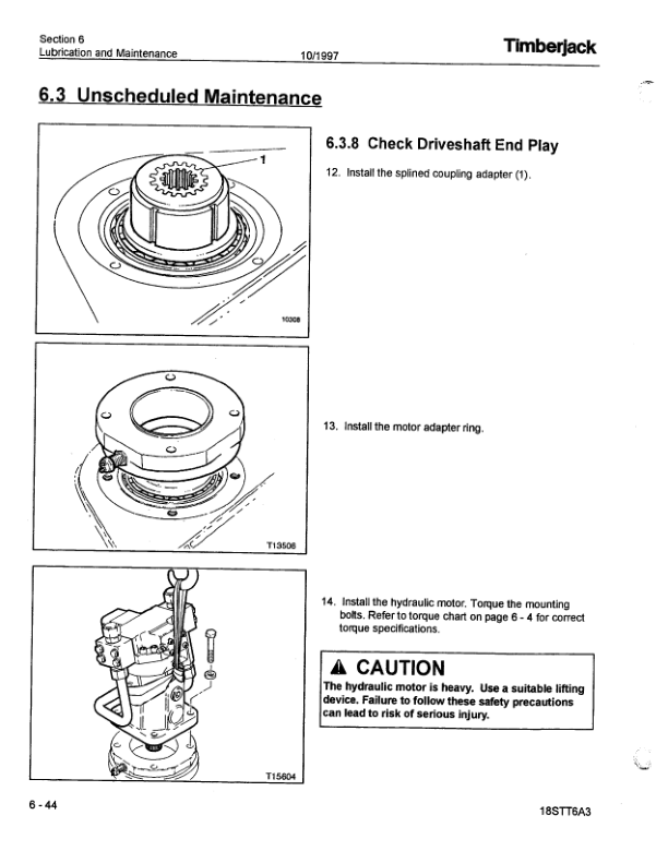 John Deere 18 INCH Stt Disc Saw Felling Heads Operator's Manuals (F286567) - Image 3