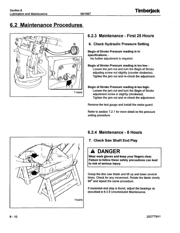 John Deere 20 INCH Dtt Disc Saw Felling Heads Operator's Manuals (F286569) - Image 3
