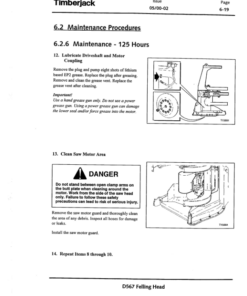 Alternative view of John Deere D567 Dtt Disc Saw Felling Heads Operator's Manuals (F287668)