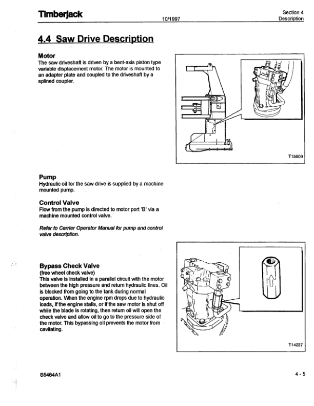 John Deere S546 Stt Disc Saw Felling Heads Operator's Manuals (F288070) - Image 2