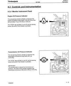 Alternative view of John Deere 360, 460 Skidders Operator's Manuals (F290090)