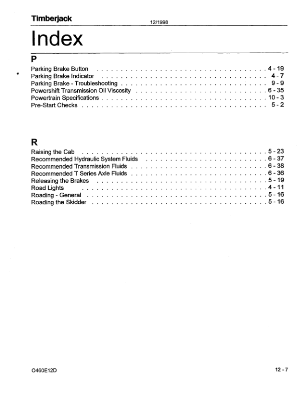 John Deere 460 EURO Skidders Operator's Manuals (F290095) - Image 3