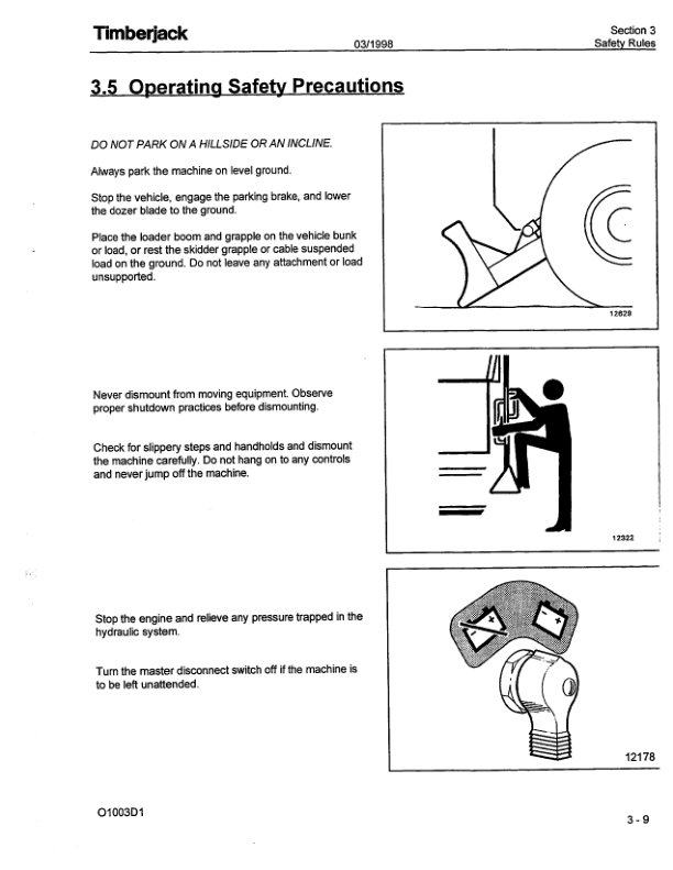 John Deere 460 EURO Skidders Operator's Manuals (F290095) - Image 2