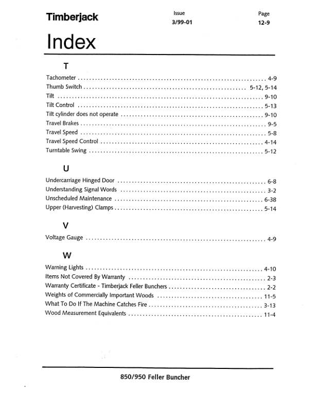 John Deere 850, 950 Tracked Feller Bunchers Operator's Manuals (F292297) - Image 3