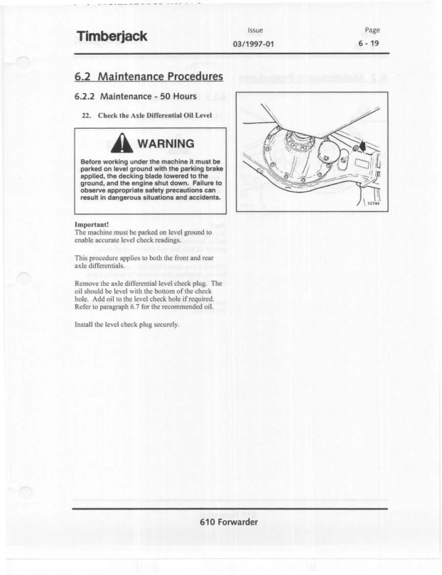 John Deere 610 Forwarders Operator's Manuals (F293658B) - Image 3