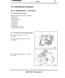 Alternative view of John Deere 608S Tracked Harvesters Operator's Manuals (F294625)
