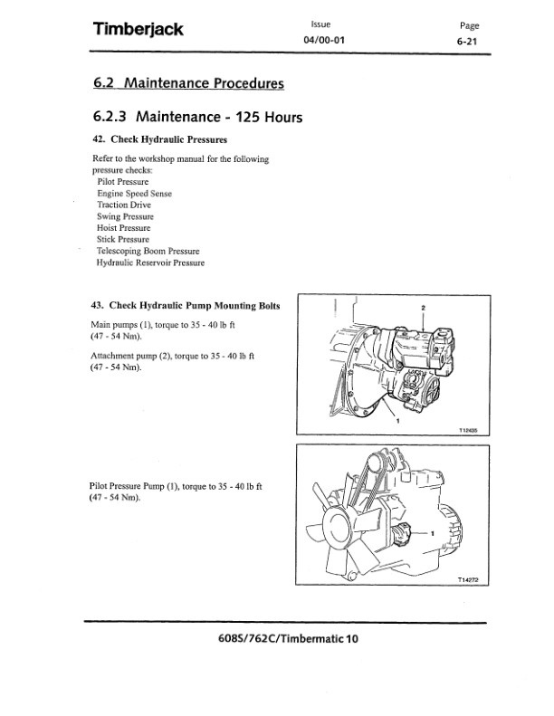 John Deere 608S Tracked Harvesters Operator's Manuals (F294625) - Image 2