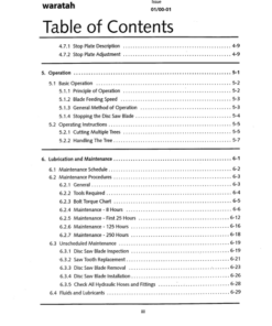 Alternative view of John Deere FD120 Dtt Disc Saw Felling Heads Operator's Manuals (F295410)